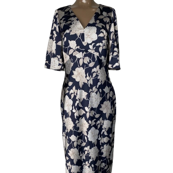 NEW SACHIN & BABI Women's Mae Gown Maxi Dress Navy Blue Size 0